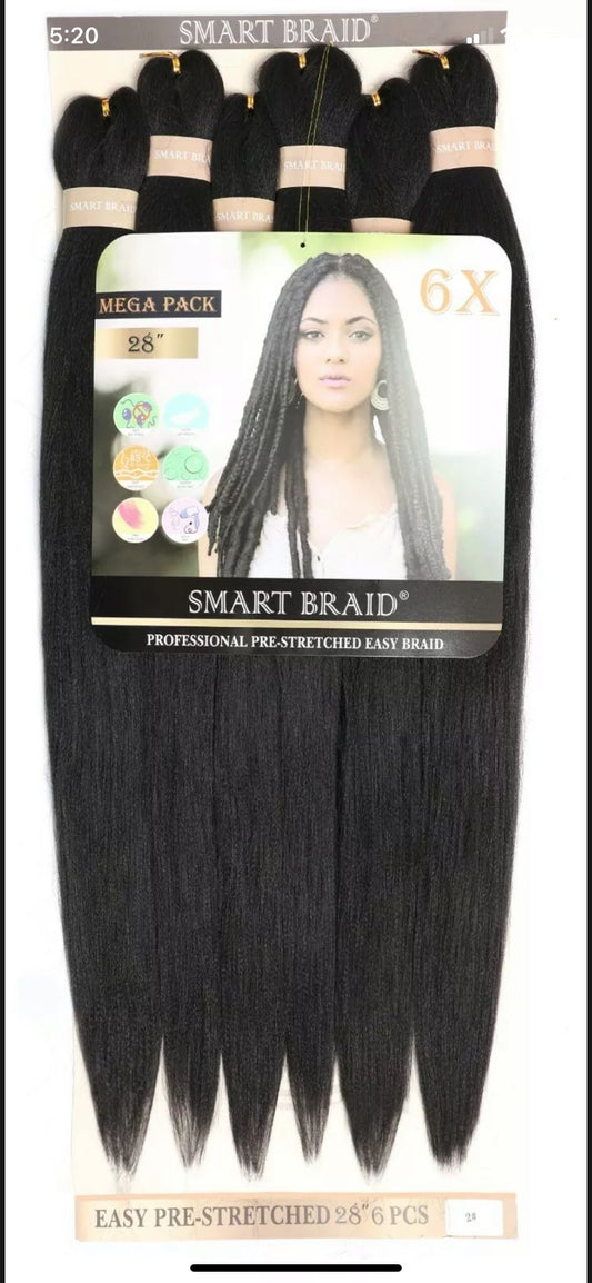 Smart Braids 28 Inch, Pack of 6 - Colour 2