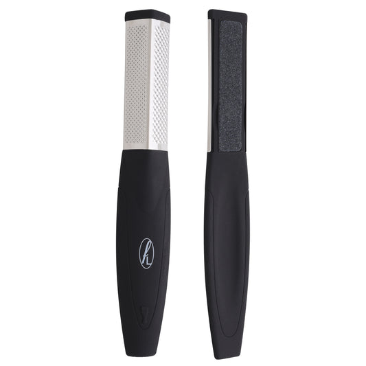 Transform your foot care routine with our Triangle Double-Sided Callous Remover. Featuring emery on both sides and a soft, rubberized handle for comfort, this professional-grade tool efficiently removes calluses, leaving your feet smooth and rejuvenated.