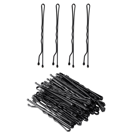 blonde bobby pins, 60 blonde bobby pins, blonde hairpins, non-twist blonde bobby pins, rust-resistant blonde bobby pins, ball-tipped blonde bobby pins, coated blonde bobby pins, comfortable blonde hairpins, hair styling blonde bobby pins, durable blonde bobby pins