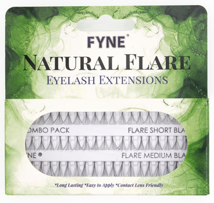 Individual Flare Cluster Eyelashes, Combo 618-03