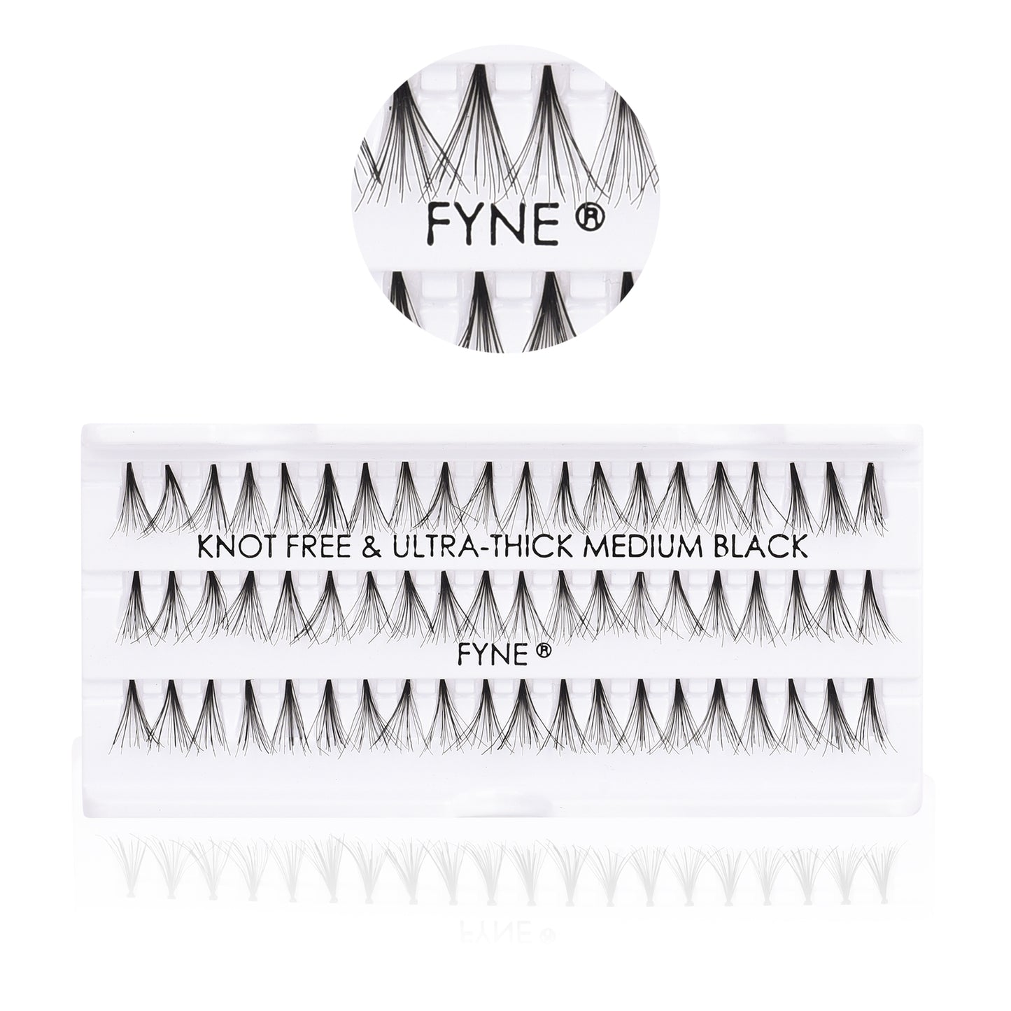 Knot-Free Individual Eyelashes, Medium 627-20