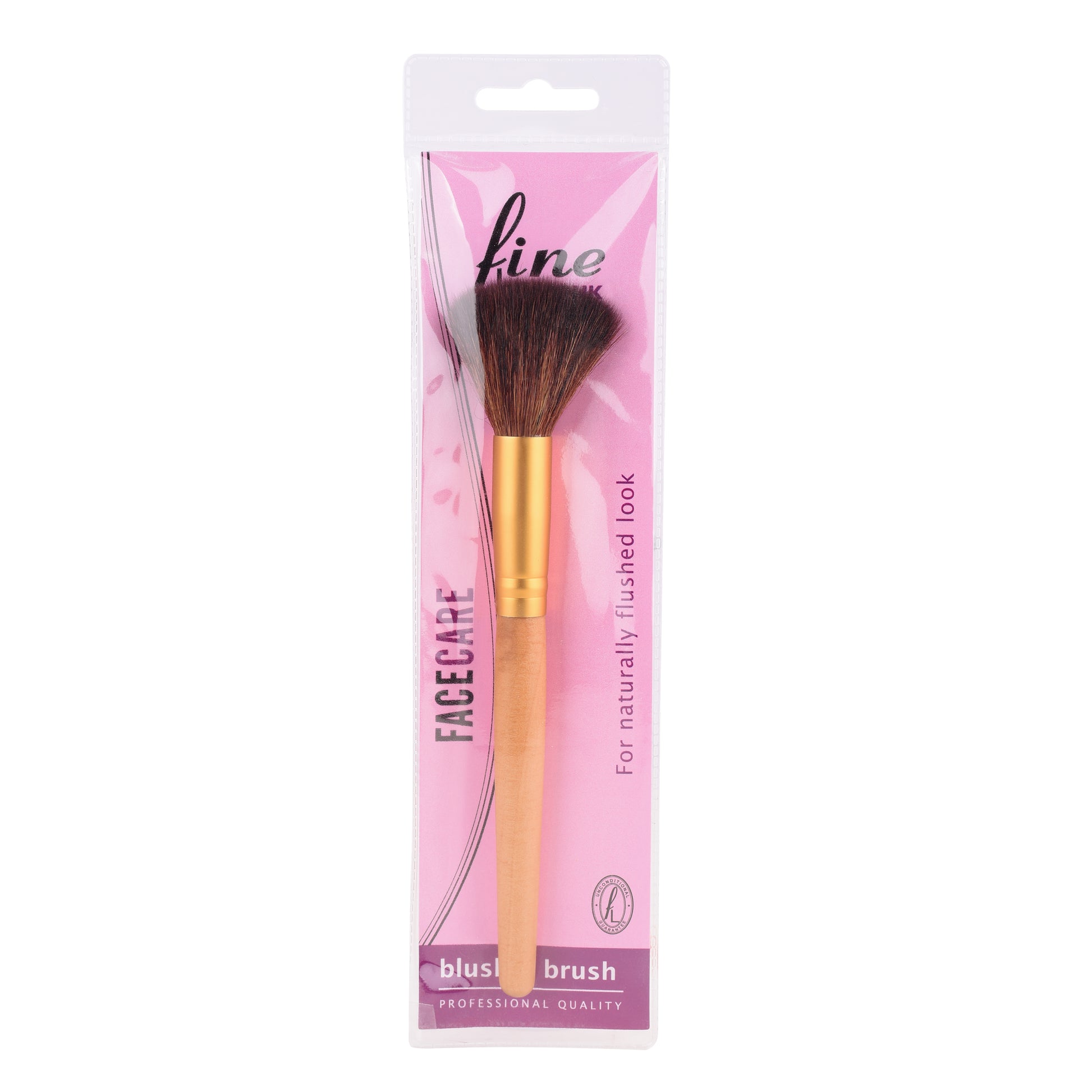 Enhance your makeup routine with our Fine Domed-Shaped Natural Fiber Blusher Brush. Designed for perfect application, this professional brush effortlessly blends blush for a natural, seamless finish. Ideal for both everyday and professional use.