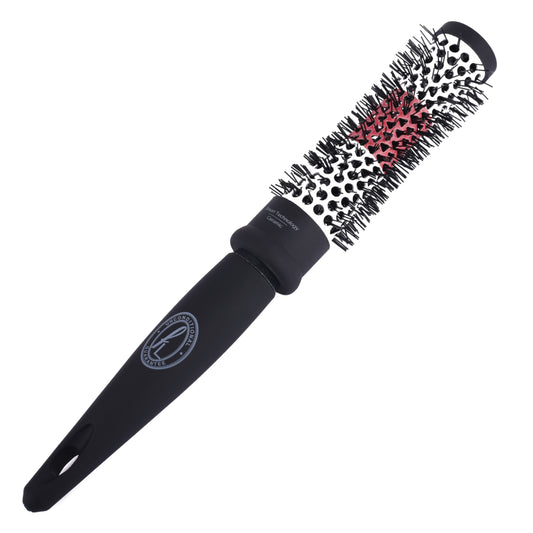 Transform your hair styling routine with our Large and Firm Ceramic Round Brush, measuring 37 x 252 mm. Featuring a ceramic barrel for even heat distribution and firm bristles, this professional-grade brush provides smooth, voluminous hair with every use.