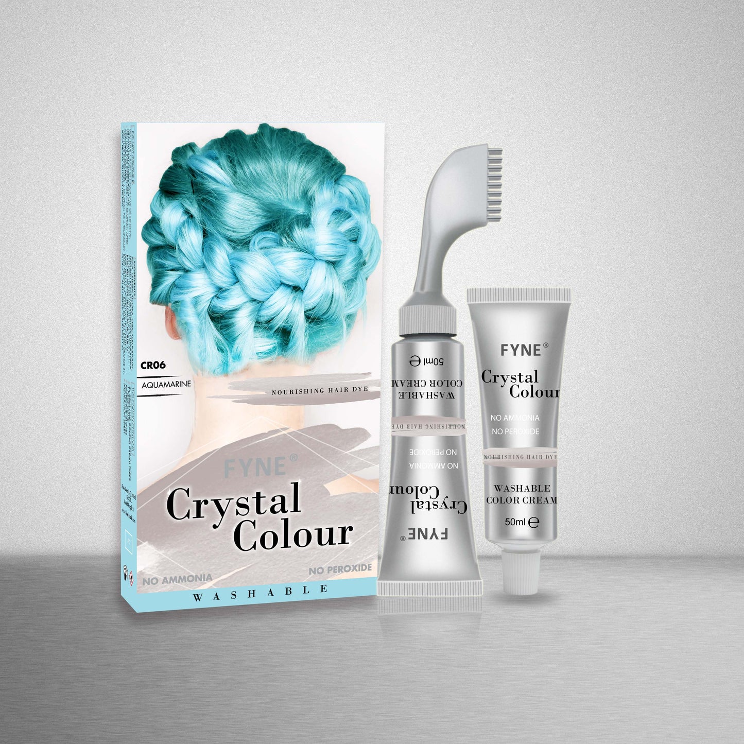 FYNE Crystal Colour - Aquamarine (Pastel Blue) CR06